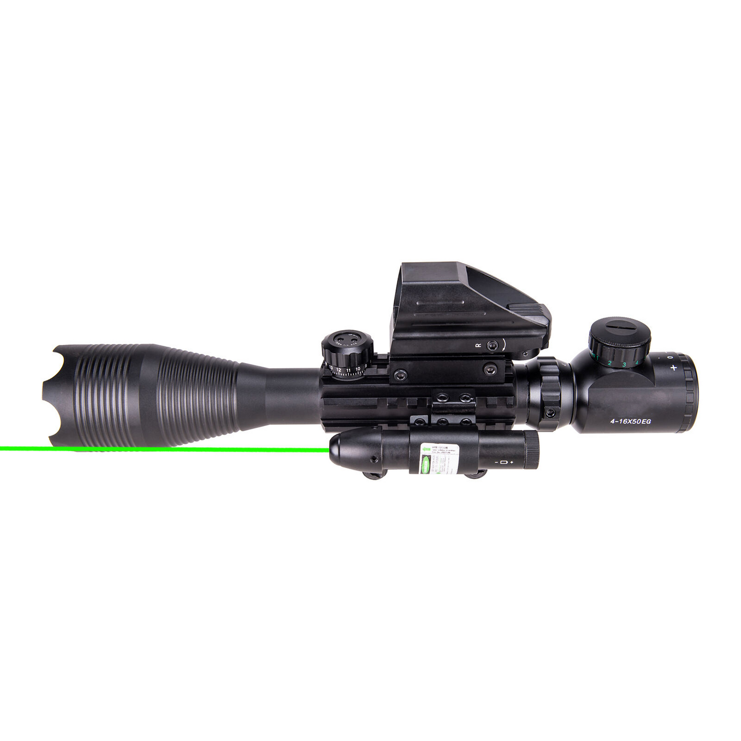 TAC-1: 4-16x50 Illuminated Reticle Scope Package