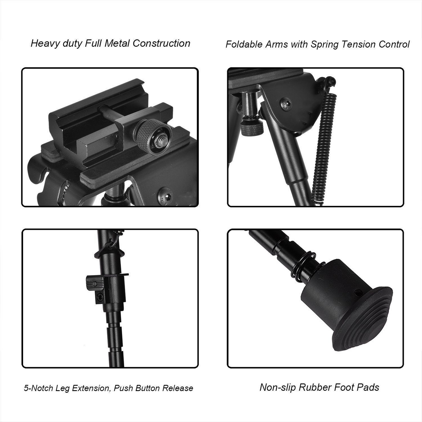 The AR-15 5 Piece Package w/ Illuminated Scope, Green Laser,Dot Sight, .223 Bore Sight and Bipod