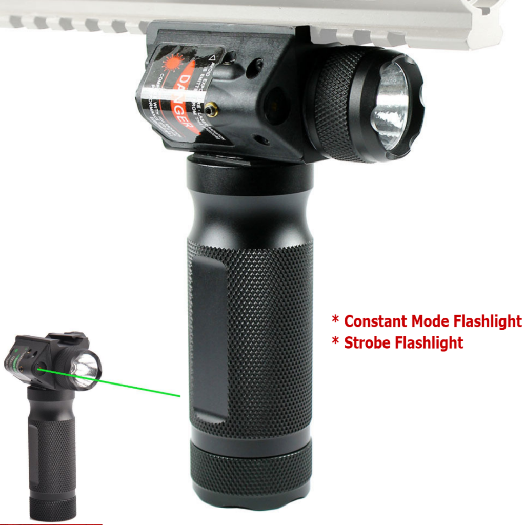 Vertical Foregrip 3 in 1 Flashlight