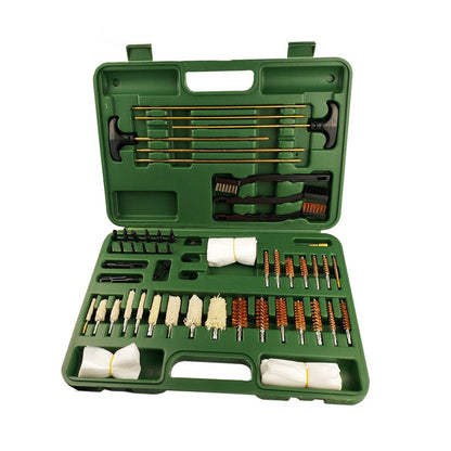 62 Universal Gun Cleaning Kit for All Guns Hunting Rifle Shot Gun Handguns in Hard Case All Calibers Gun Cleaning Kit with LED Bore Light