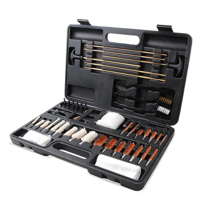 62 Universal Gun Cleaning Kit for All Guns Hunting Rifle Shot Gun Handguns in Hard Case All Calibers Gun Cleaning Kit with LED Bore Light