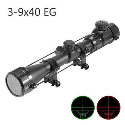 3-9x40 Optic Scope Red Green Rangefinder