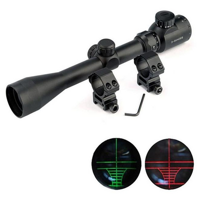 3-9x40 Optic Scope Red Green Rangefinder