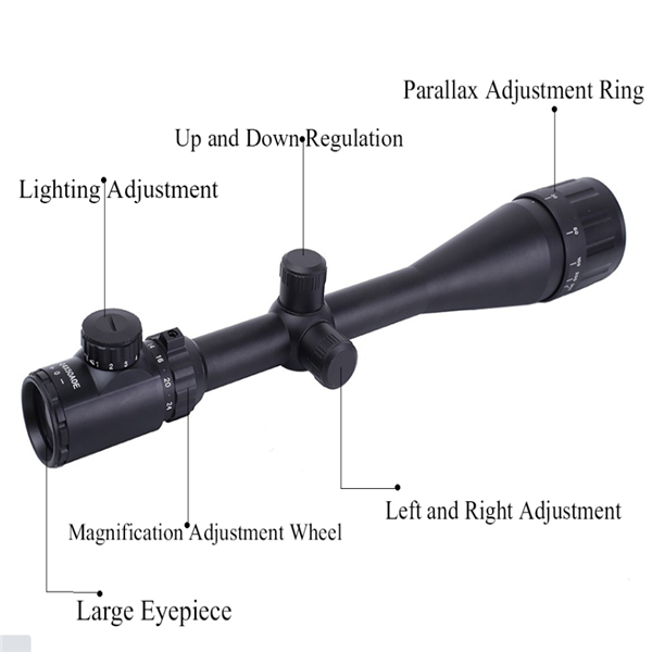 6-24x50 Riflescope Hunting Light