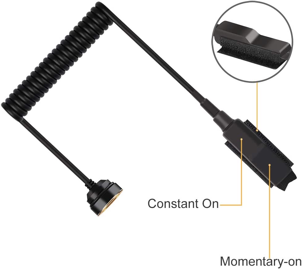 Feyachi GL6 Tactical Green Laser Sight with Versatile Mounting ML59 M-lok Rail Mount and Pressure Switch