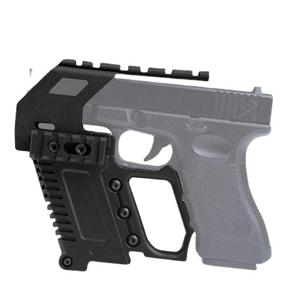 Tactical Area Pistol Kit Installation W/Rail Panel ABS for Glock G17,G18,G19