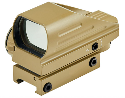 Reflex Dot Sight with 4 Different Reticle Options in Red or Green (FDE)
