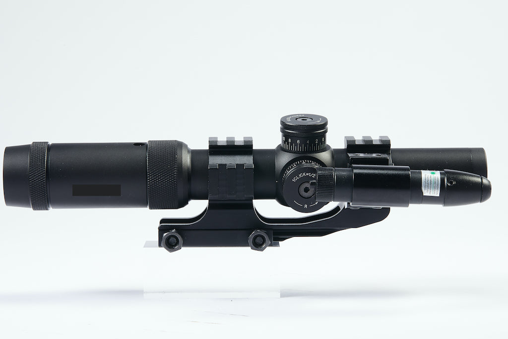 1-5x24 First Focal Plane FFP Scope with Red Green Illuminated MOA Reticle, Anti-Reflection Devices