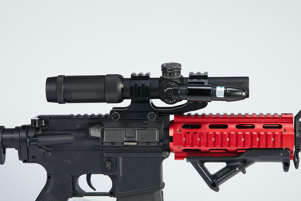 1-5x24 First Focal Plane FFP Scope with Red Green Illuminated MOA Reticle, Anti-Reflection Devices