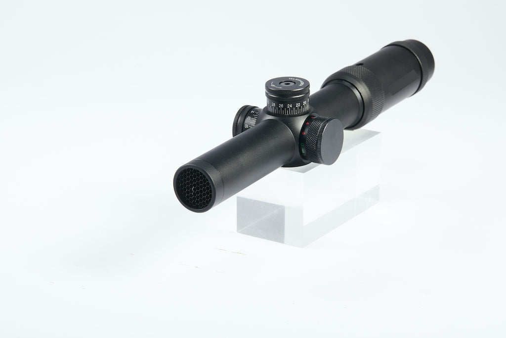 1-5x24 First Focal Plane FFP Scope with Red Green Illuminated MOA Reticle, Anti-Reflection Devices